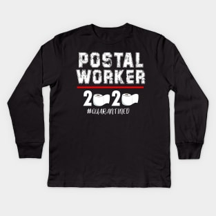 Post worker quarantined 2020 Kids Long Sleeve T-Shirt